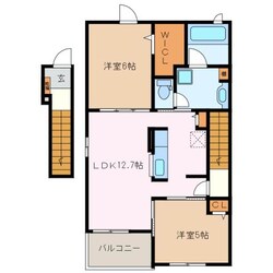 エトワール藤方　Ⅲの物件間取画像